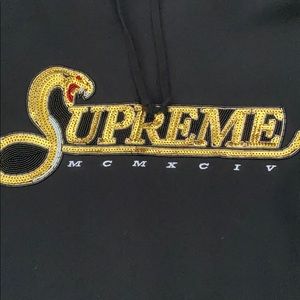 Supreme Sequin Viper (Black)